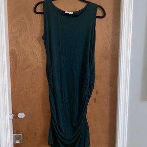 Small show L green dress maternity